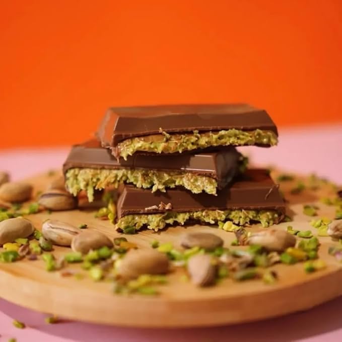 Dubai Chocolate Bar | 7 oz / 200g | Rich Milk Kunafa Pistachio Butter Chocolate – Gourmet Sweet Treat – Premium Candy Gift Box – Perfect for Birthdays, Holidays, Special Occasions - Image 4
