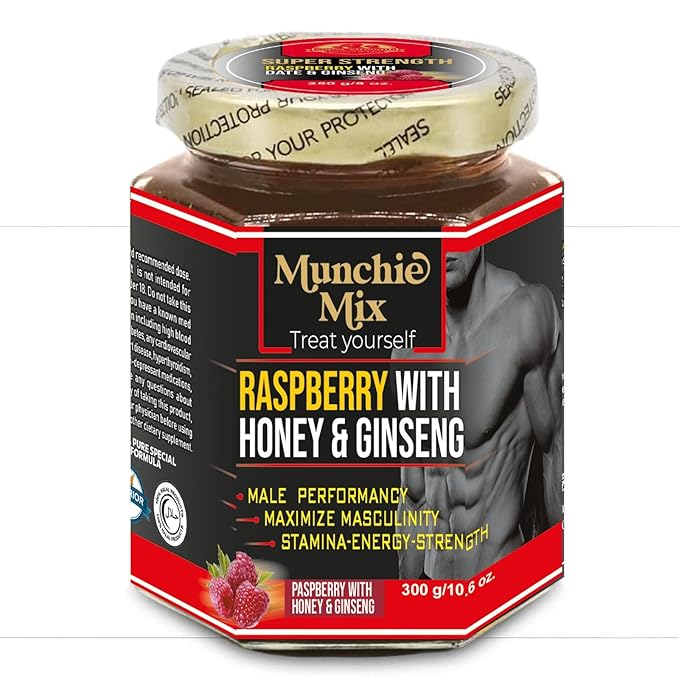 Munchie Mix Raspberry Honey for Men – 8 oz